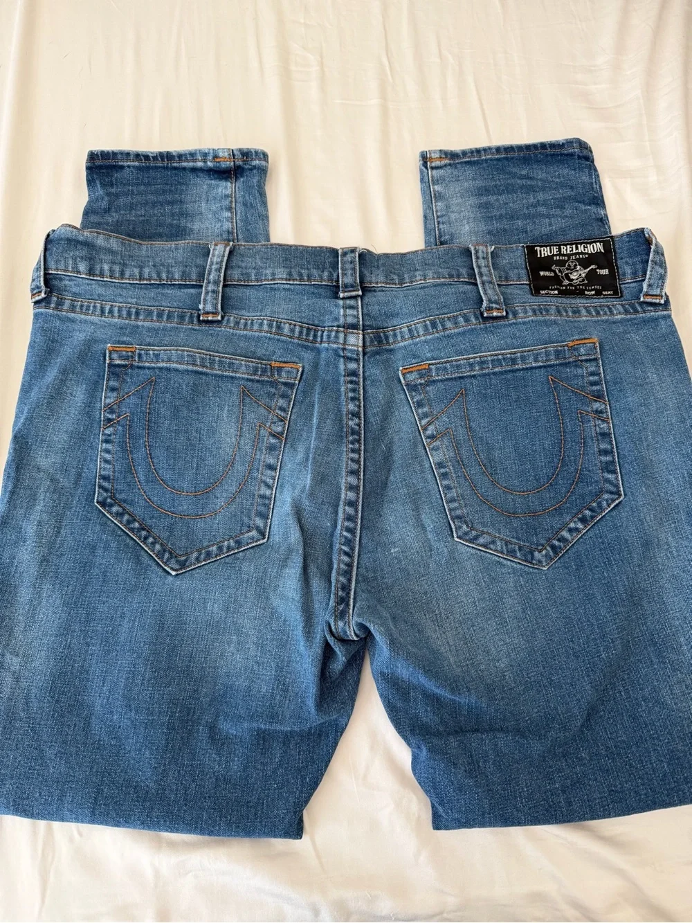 True Religion Men's Blue Jeans